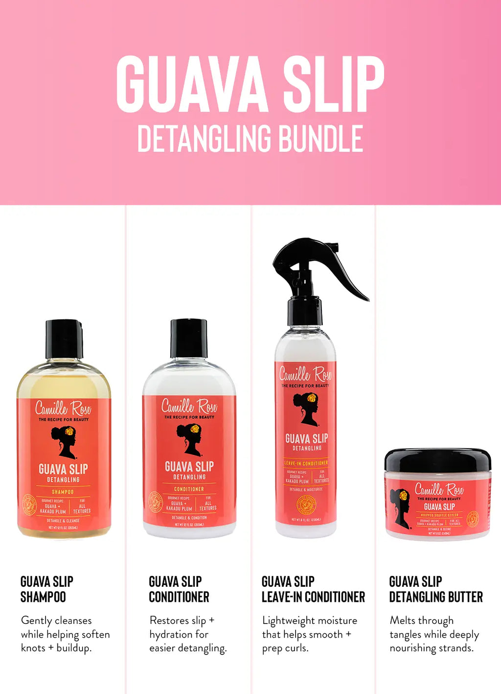 Guava Slip Detangling Bundle