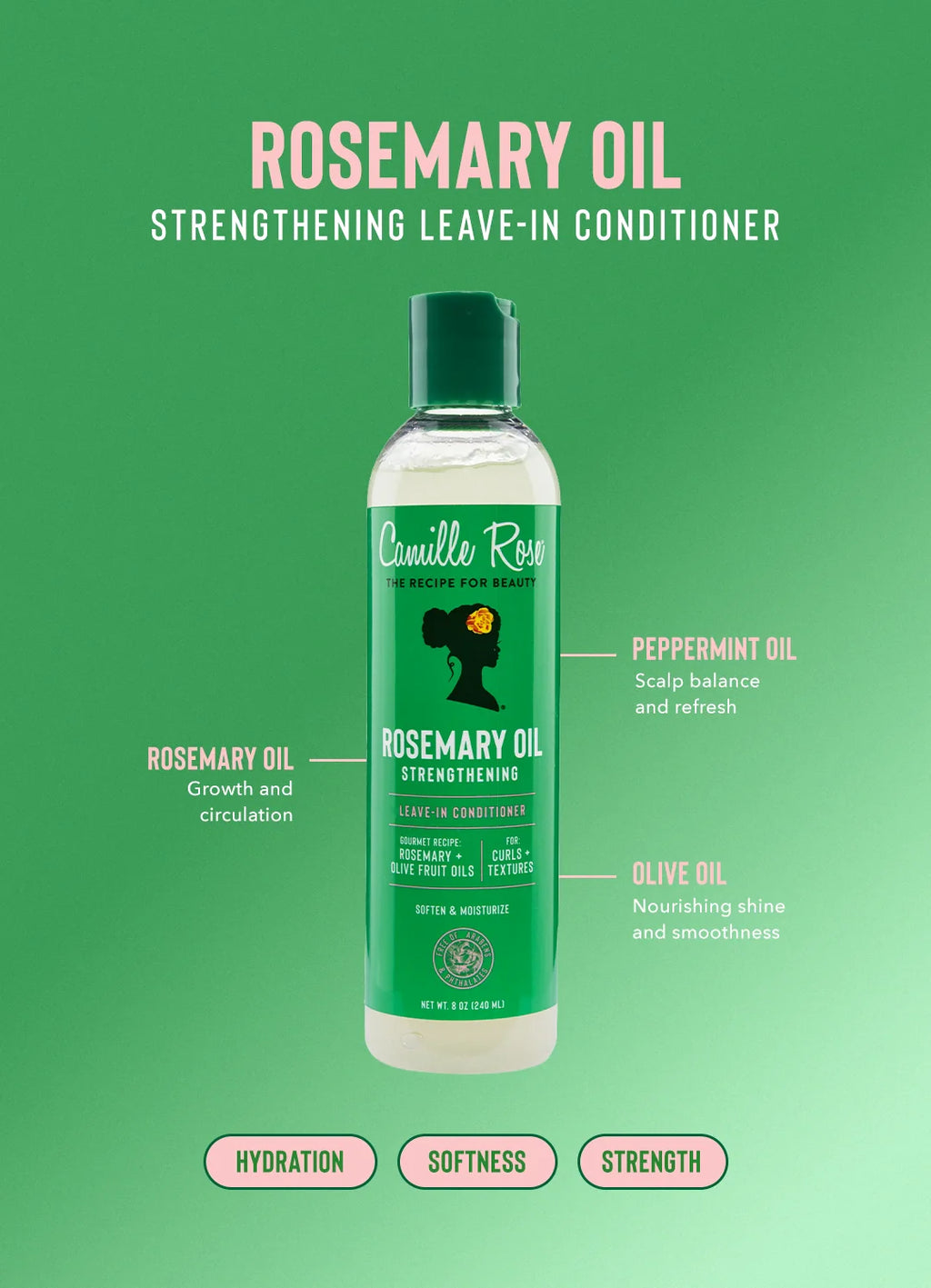 Rosemary Oil Strengthening Leave-In Conditioner