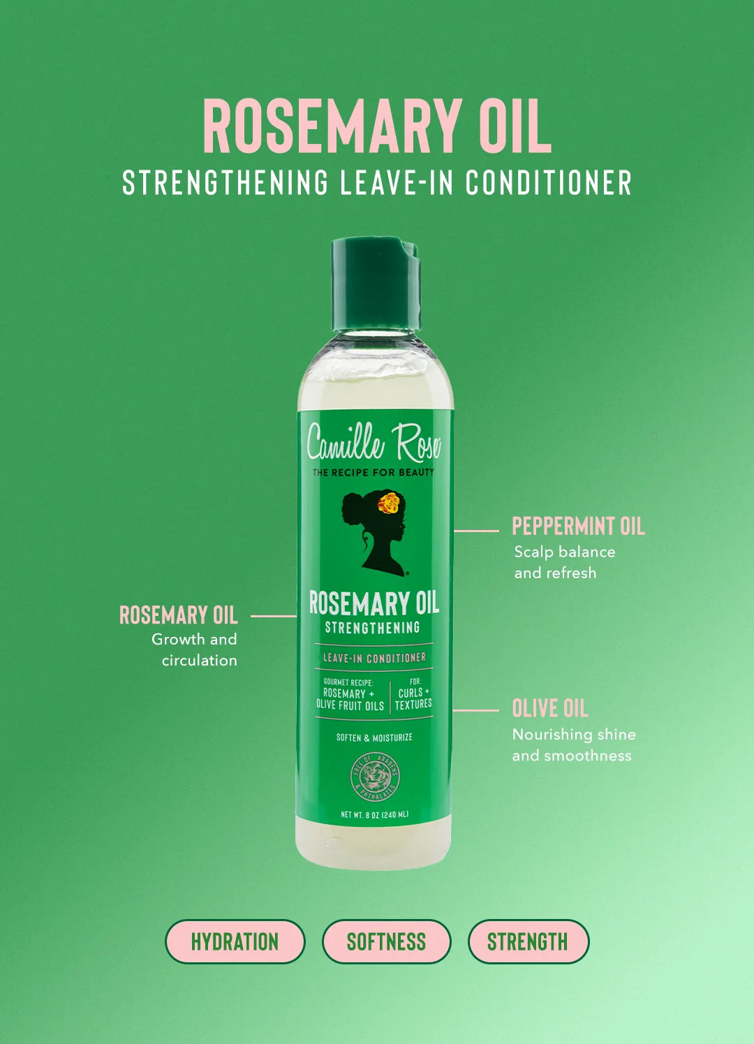 Rosemary Oil Strengthening Leave-In Conditioner