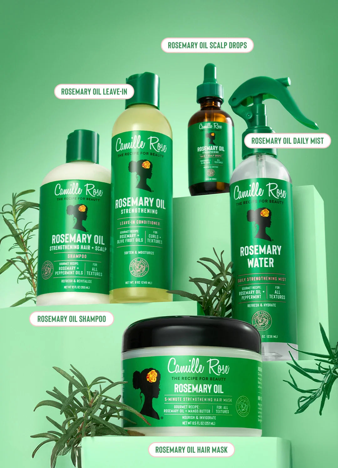 Rosemary Water Daily Strengthening Mist